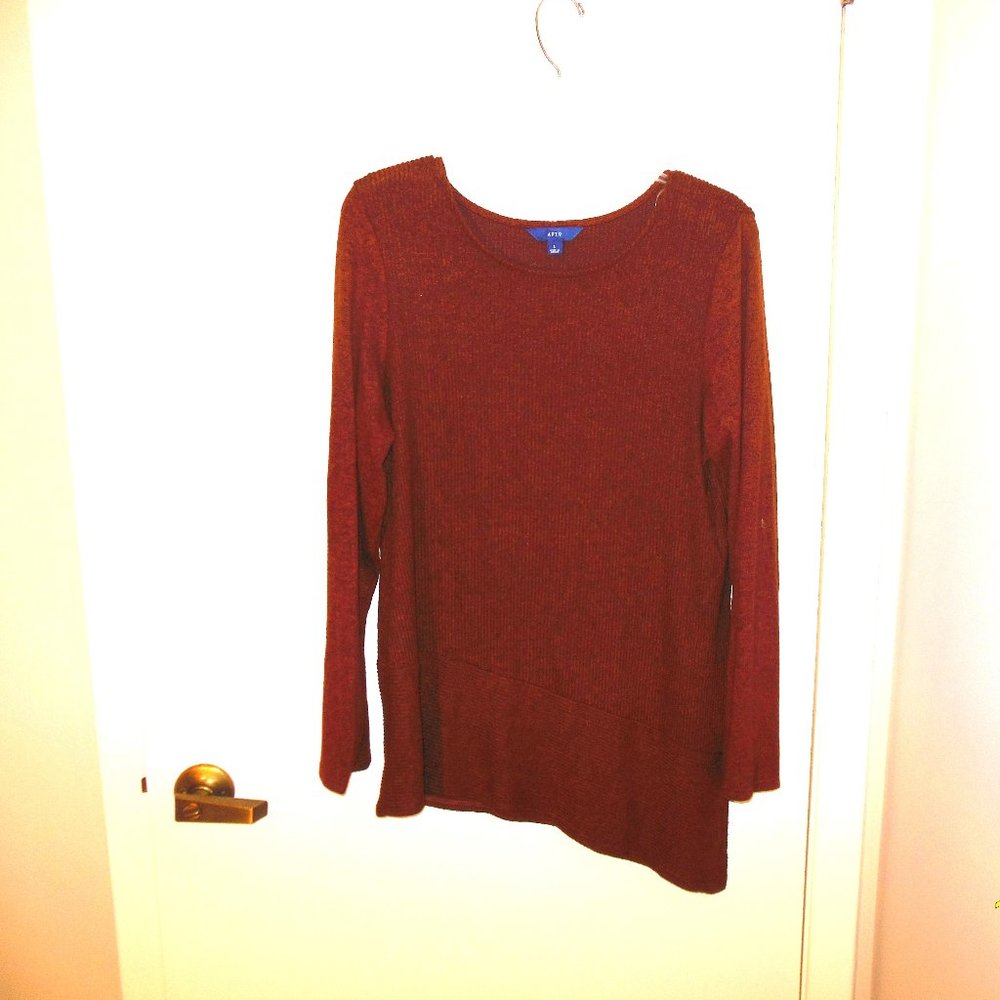 Apt .9 Rust Sweater - Large